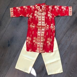 Vietnamese ao dai set, size 1